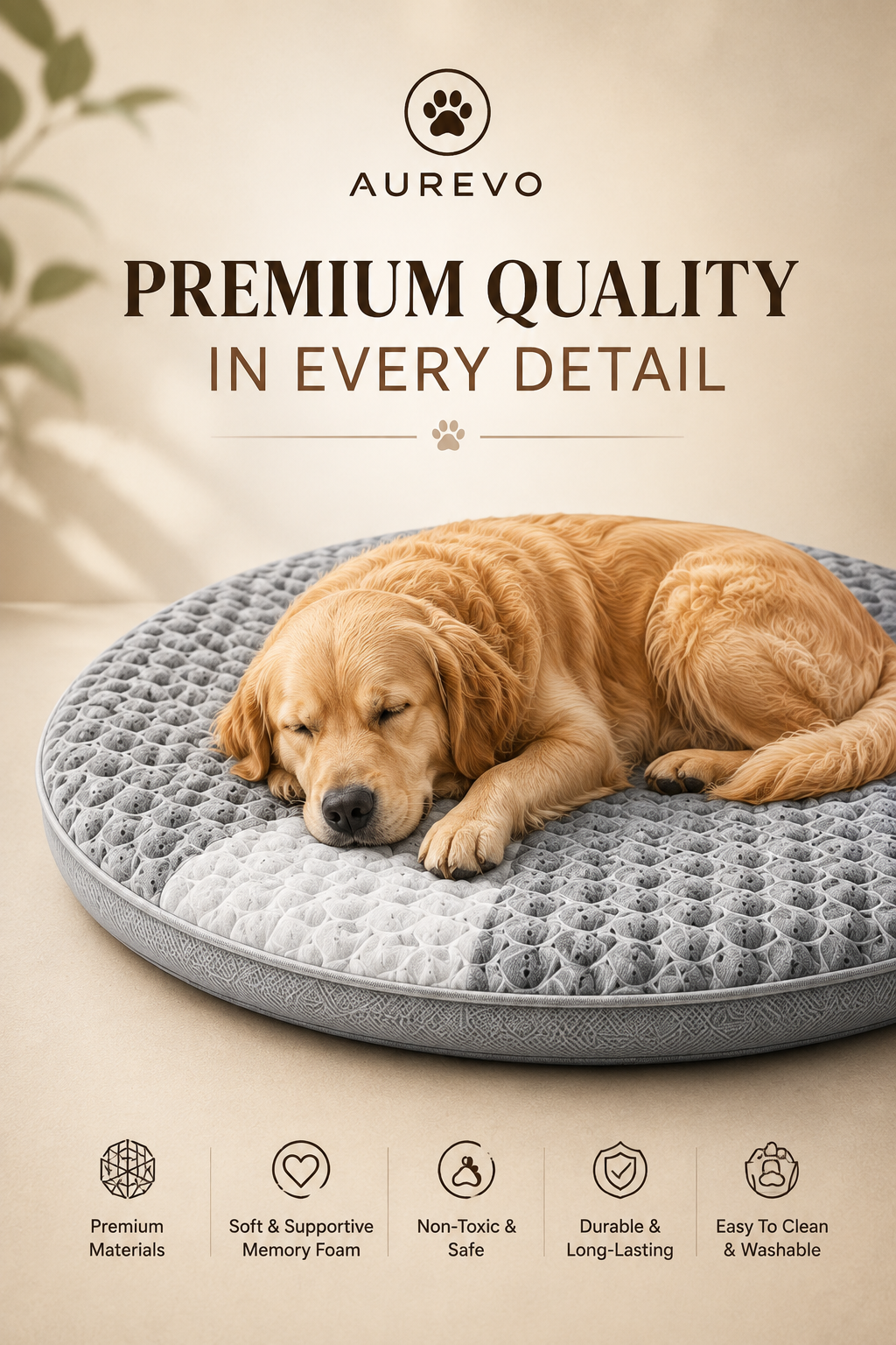 AUREVO Cooling Comfort Bed